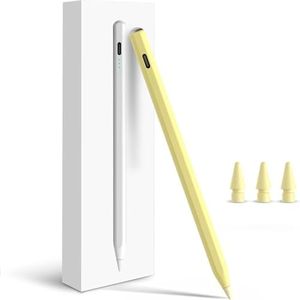 Stylus Pen for iPad, Fast Charge for Apple iPad Pencil, Palm Rejection, Tilt Sensitivity, Work for 2024-2018 iPad Air M2/5th-3rd, iPad Pro M4/13/12.9"/11", iPad 10/9/8/7/6th, iPad Mini 6/5th