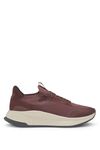 BOSS Mens TTNM EVO Slon TTNM EVO Trainers with Knitted Uppers Size 6 Dark Red