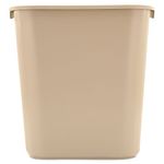 Rubbermaid Commercial Products 28QT/7 GAL Wastebasket Trash Container, for Home/Office/Under Desk, Beige (FG295600BEIG)