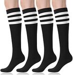 FITRELL 4 Pack Women's Knee High So