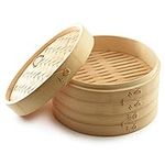 Norpro bamboo steamer, One Size, as