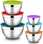 E-far Mixing Bowls with Lids, 12-Pi