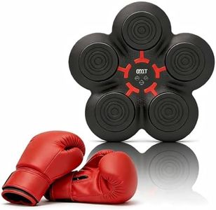 OneAfflatus Music Boxing Machine for Kids and Adults, Bluetooth Wall-Mounted Smart Bluetooth Punching Bag with Rhythm Lights Gift for Men and Kid