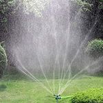 Kadaon Garden Sprinkler, 360 Degree Rotating Lawn Sprinkler Large Area Coverage - Adjustable, Weighted Gardening Watering System