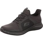 Skechers Men's Elite Flex Adrenaline Shot Trainers, Black Mesh Trim, 11 UK