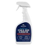 Professional Strength Stain & Odor Eliminator - Enzyme-Powered Pet Odor & Stain Remover for Dogs and Cat Urine - Spot Carpet Cleaner - Small Animal Odor Remover (32 oz)