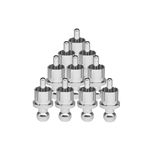 VANTRONIK Shorting Plug Caps Compatible with RCA Socket and Plug, Terminators Compatible with RCA Jacks, Noise Reducing Dust Proof Insulation Noise Stopper 10PCS