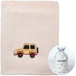 CREVENT 30''X40'' Cute Cozy Fluffy Warm Baby Blanket for Girls Boys Infants Toddlers' Bedding Crib Cot Stroller, Baby Shower Birthday Newborn's Gift - Jeep