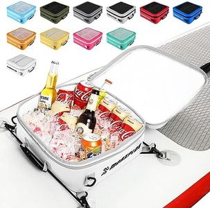 MORXPLOR Waterproof PVC Material Paddleboard Cooler Deck Bag,12 can Sup Deck Cooler Bag,Cooler Bag for Paddleboard,Soft Cooler Insulated Bag,Camping Cooler,Kayak Cooler
