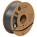 Polymaker Silk PLA Filament 1.75mm, Shiny Chrome Silver PLA 3D Printer Filament Silk 1kg - PolyLite 1.75 PLA Filament Silk Chrome Filament 1.75mm Shiny PLA 3D Filament