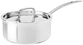 Cuisinart Multiclad Pro Triple Ply 2-Quart, MCP19-18N Skillet, Stainless Steel, Saucepan w/Cover