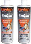 Kordon (2 Pack) AmQuel- Ammonia Detoxifier for Aquarium, 16-Ounce Each