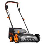 VonHaus Artificial Grass Brush 1500W – Electric Lawn Sweeper Cleaner Machine, 35L Collection Bag, 8m Cable, 5 Adjustable Heights, 320mm Working Width, Foldable Handle