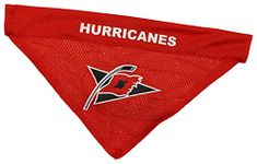 Pets First HUR-3217-S-M Carolina Hurricanes Reversible Bandana, Small to Medium