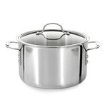 Calphalon (1767727) Tri-Ply Stainless Steel 8-Quart Stock Pot with Cover