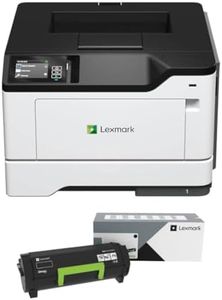 LEXMARK MS531dw Monochrome Laser Printer, Duplex (2-Sided Printing), Energy Star, Up to 46 ppm, 2.8 inch, Color Touch Screen(38S0300) Bundle with 66S1000 Black 5K Yield Toner Cartridge