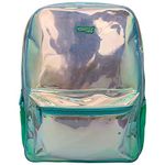 Hamster London Women Fashion Shiny Backpack College Style Casual Backpack for Girls (Aqua)