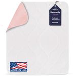 Incontinence Bed Pads Washable - Reusable Waterproof Bed Pads - Soft And Leak Proof Chucks - Moderate Absorbent Pee Pads For Adults - Withstands Extensive Washing - 24" x 36" - 1 Pack