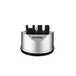 SHARPAL 191H Kitchen Chef Knife and Scissors Sharpener for Straight and Serrated Knives, 3-Stage Knife Sharpening Tool Helps Repair and Restore Blades