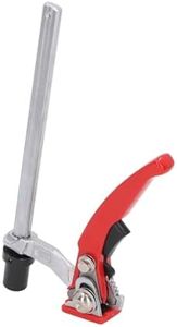 Ratcheting Table Clamp, 3/4 Inch Quick Release Clamp for MFT Table and Guide Rail System, Quick-Adjust Vertical Workbench Surface Hold Down Clamp, 6-5/1" Capacity x 2-5/16" Throat Depth