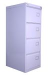 Shubham Furniture Filing Cabinet 4 Drawer | File Cabinet | Metal File Cabinet | File Cabinet for Home Office Light Grey Color Legal Size