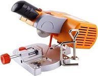 TONFEION Mini Table Saw and Miter Saw - Benchtop Electric Wood Cutter Machine, 220V, 7800RPM, Adjustable for Cutting Wood, Brass, Steel