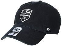 NHL Los Angeles Kings '47 Clean Up Adjustable Hat, Black, One Size