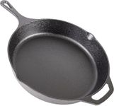 nuovva Pre-Seasoned Cast Iron Skillet Frying Pan - Oven Ready Grill Cookware for Indoor & Outdoor Cooking – Cast Iron Pan PFOA & PTFE Free (12 Inches – 32cm)