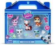 Littlest Pet Shop Bandai Series 2 Collectors 5 Pack Winter Besties | The Pack Contains 5 LPS Mini Pet Toys 7 Accessories 1 Collector Card and 1 Virtual Code | Collectable Toys for Girls and Boys