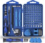 Precision Screwdriver Set, SHOWPIN 122 in 1 Computer Screwdriver Kit, Laptop Screwdriver Sets with 101 Magnetic Drill Bits, Electronics Tool Kit Compatible for Computer, Tablet, PC, iPhone, PS4 Repair