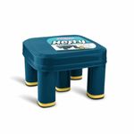 Asian Plastowares Hefty Stool | Durable Bathroom, Home, and Office Stool | Lightweight and Versatile with 5 Legs