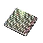 Stainless Steel Cigarette Case,MoreChioce Bling Bling Diamond Cigarette Box Portable Cigarette Case Box Cigarette Pocket Holder for 20 Cigarettes,Multicolored