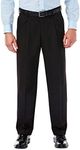 Haggar Men's Mynx Gabardine Pleat-F