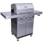 Char-Broil 463342620 Signature TRU Infrared 3-Burner Cabinet Style Gas Grill, Stainless Steel