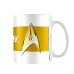 Pyramid International Star Trek Mug (Command Gold Design) 11oz Ceramic Coffee Mug, Cups and Coffee Mugs for Women and Men - Official Merchandise