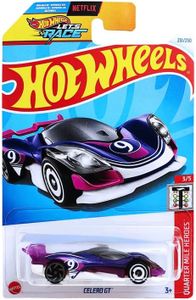 Hot Wheels Let's Race Netflix Celero GT Quarter Mile Heroes for Ages 3 and Up (Pruple)