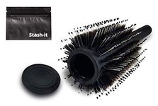 Diversion Safe Hair Brush by Stash-it, Can Safe to Hide Money, Jewelry, or Valuables with Discreet Secret Removable Lid and Bonus Smell Proof Bag