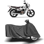 PASH - TVS Radeon New BS6 Water Resistant - Dust Proof - Full Bike Scooty Two Wheeler Body Cover for TVS Radeon (Grey)