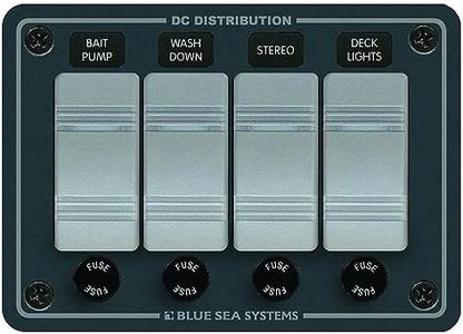 Blue Sea Systems 8262 Contura Water Resistant 12V DC Panel - 4 Position, Beige
