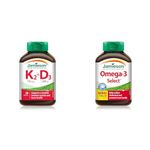 Vitamin K2 120 mcg and Vitamin D3 1,000 IU & Omega-3 Select 1,000 mg