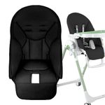 for Peg-Perego High Chair Covers for Siesta Zero3, Baoneo, Kosmic Jané for Baby, PU Leather Soft Comfortable Light and Breathable Dining Chair Seat Replacement Insert Cushion