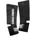 Combat Sports Polyester Ankle Support Wraps Muay Thai Mma Ankle Support Wraps, Black, One Size