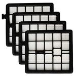 HIFROM Replacement Vacuum Filters F45 (F-45) HEPA Filter for Dirt Devil F45 Fit Pets SD40000 & EZ Lite SD40010 Canister Vacuum Cleaners, repalce Part 2KQ0107000 (4pcs)