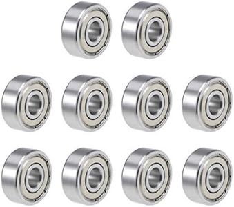 uxcell R4AZZ Deep Groove Ball Bearing 1/4-inchx3/4-inch x 9/32-inch Shielded Z2 Lever Bearings Skateboard Bearings Sealed Industrial Bearings 10pcs