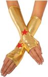 Rubie's Women's DC Comics Wonder Woman Gauntlets, Multicolor, One Size