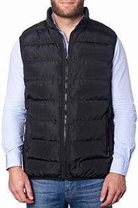 Alpine Swiss Asher Mens Lightweight Down Alternative Vest BLK Large