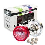 Yomega 2 Legendary Spinners: BRAIN The Original Auto Return Yoyo + Spectrum – Light up Fireball Transaxle YoYo with LED Lights for Kids, Beginner, Intermediate and Pro Level String Trick Play