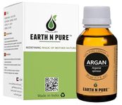 Earth N Pure Argan Oil for Hair Styling, Hair Growth, Hairfall Control - Natural and Therapeutic Grade 50 ml