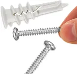 Bolt Dropper Self Drilling Drywall Anchors - Supports Upto 75 lbs - Wall Anchors and Screws - Drywall Anchors Heavy Duty - Wall Anchors for Drywall Heavy Duty - Drywall Anchor - 50 pcs