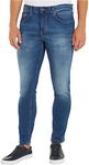 Tommy Jeans Men's Austin Slim Tapered Wmbs Denim Pants, Wilson Mid Blue Stretch, 34W / 32L